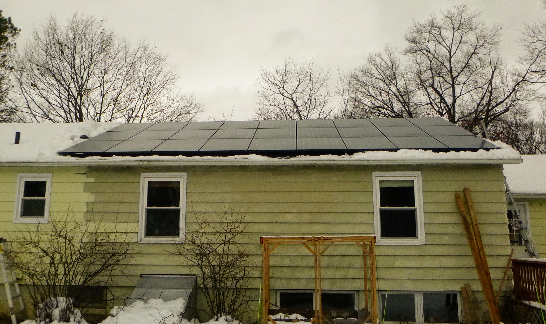 10 kw (winter!) roof mount